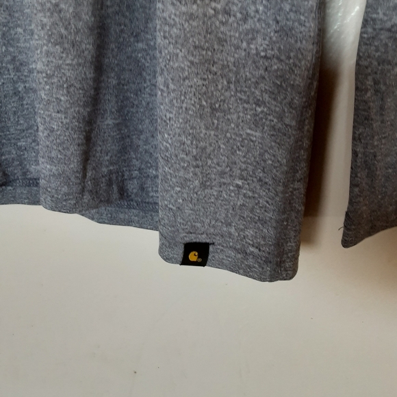 Men's Carhartt Long Sleeve Vneck - Picture 3 of 4